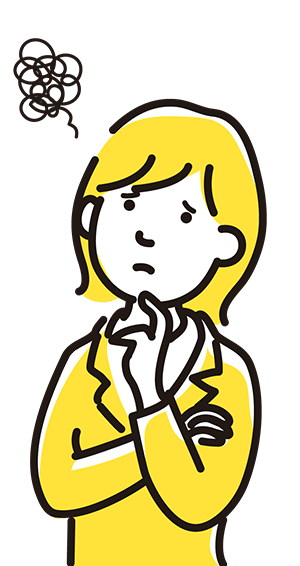 悩む女性
